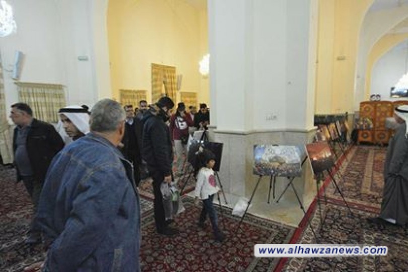 ضمن محطته الثانية قسم الشعائر والمواكب الحسينية يقيم معرضاً صورياً في مرقد الإمام الرضا عليه السلام 