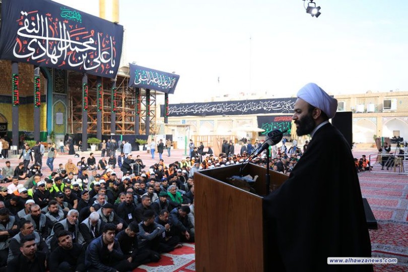 الأمانة العامة للعتبة العسكرية المقدسة تكرم الهيئات التطوعية المشاركة في زيارة الامام الهادي "عليه السلام