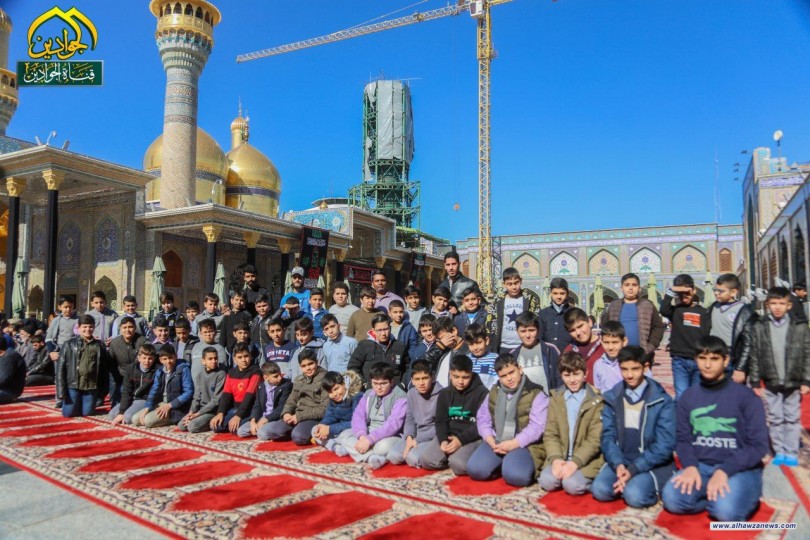 العتبة الكاظمية المقدسة تستضيف وفود من  طلبة مدارس تربية الكرخ الثالثة