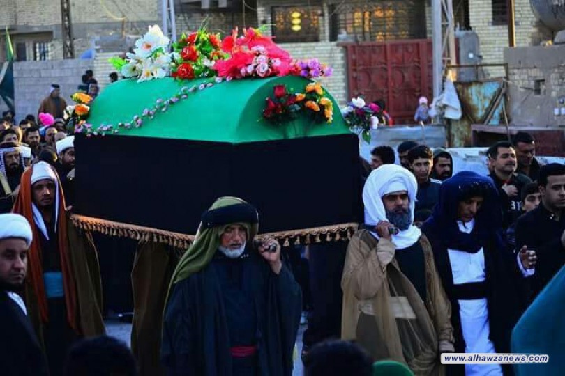 بالصور : تشييع الزهراء (ع) في بغداد منطقة المعامل بتنظيم من موكب الوعي الفاطمي وبالتعاون مع مكتب المرجع اليعقوبي (دام ظله)  في الرصافة .
