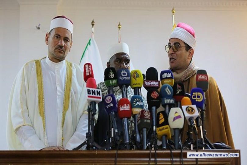 وفد من الأوقاف المصرية يشارك في مؤتمر التعايش السلمي ويشيد بفتوى الدفاع الكفائي 