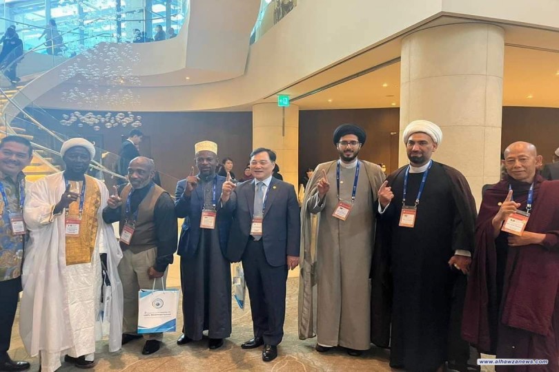 ممثل المرجع اليعقوبي يشارك في حوار الاديان العالمي ويدعو لاشاعة ثقافة الحوار والتعايش السلمي 