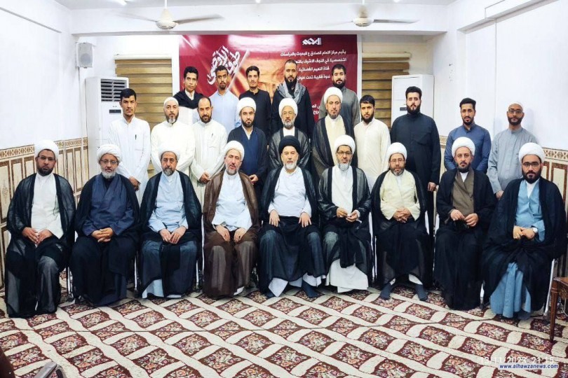 ( غزة هاشم درس الصمود وافتضاح المشروع الغربي )  عنوان لندوة اقامها مركز الإمام الصادق (ع) بالتعاون مع قناة النعيم في النجف الاشرف     