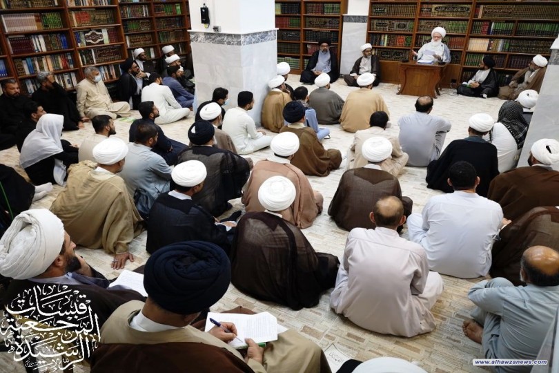 المرجع اليعقوبي: يدعو الى ترسيخ صفة الحرص على مصالح الناس والسعي لجلب الخير لهم والتعبئة باتجاهها والتشجيع عليها في نفوس ابناء الامة