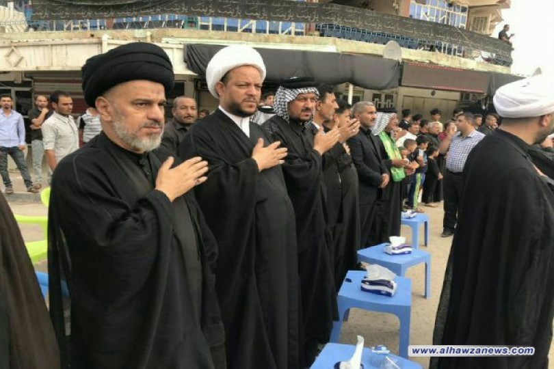 وفد مكتب المرجع الحكيم يتفقد مجالس العزاء في محافظة واسط 