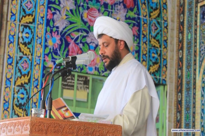  خطبتا صلاة الجمعة المركزية في البصرة بامامة فضلية الشيخ كامل الباهلي 