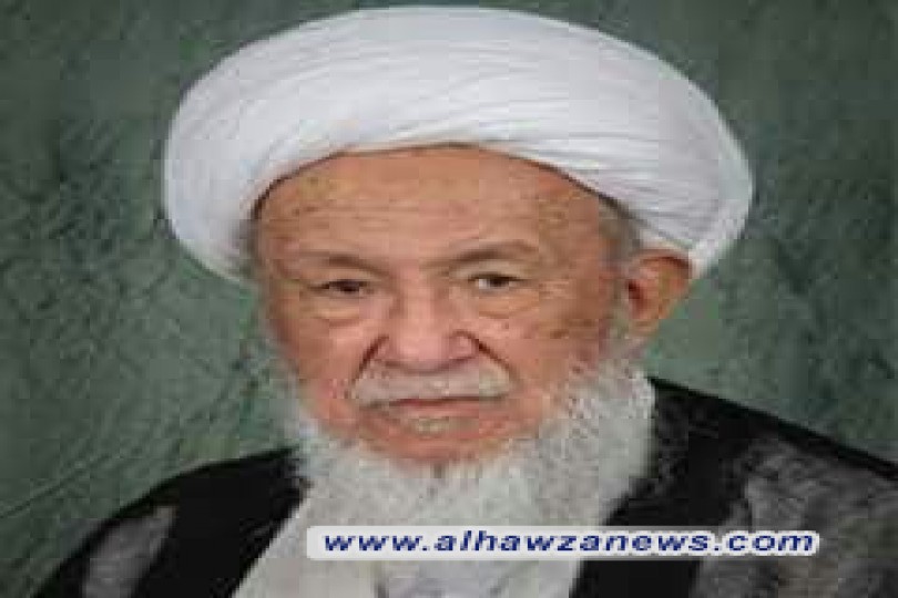  المرجع الديني الشيخ الفياض يستلم بطاقة الناخب الالكترونية