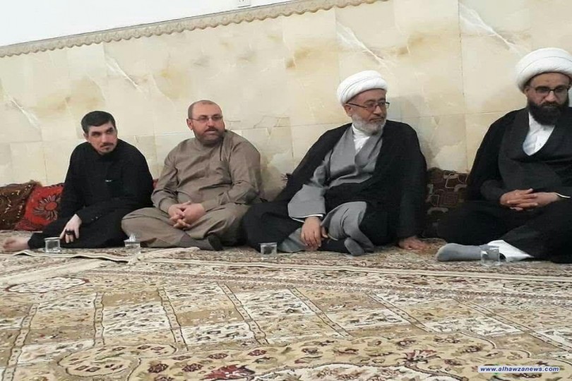 المرجع اليعقوبي يرسل وفداً لتقديم التعازي الى عائلة شهيد تظاهرات المعامل