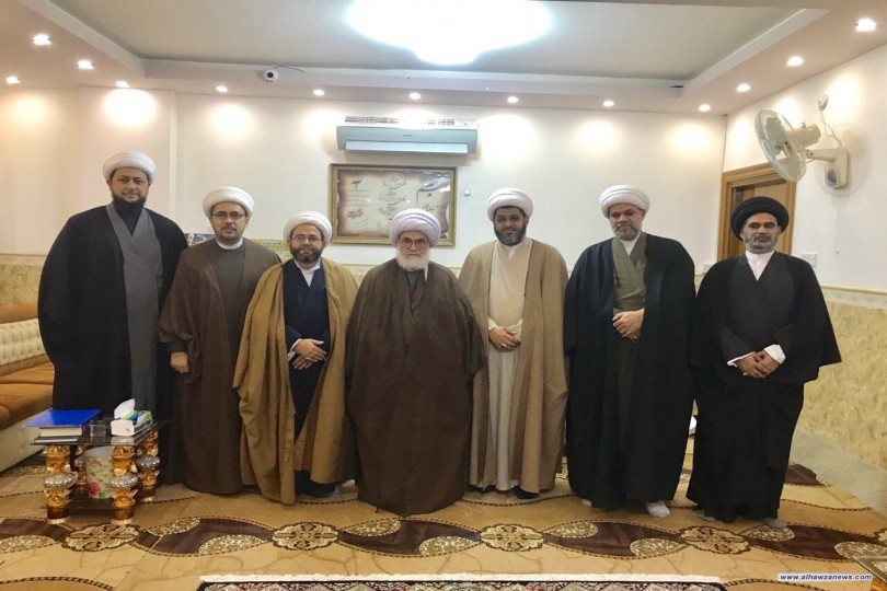 مركز الامام الصادق (ع) يتشرف بزيارة المرجع  الخاقاني 