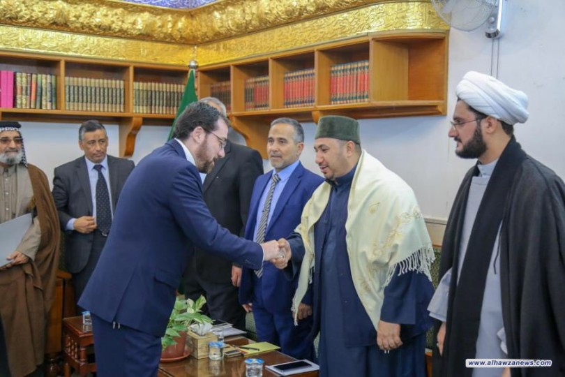 وفد إتحاد الروابط والتجمعات القرآنية في العراق في ضيافة العتبة العلوية المقدسة