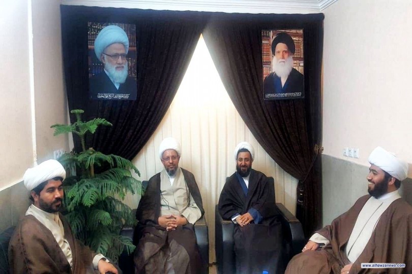 وفد مديرية الحوزة العلمية في مشهد المقدسة        يزور مكتب سماحة المرجع اليعقوبي 