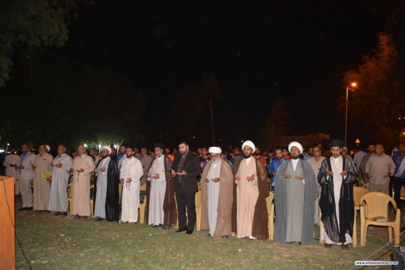 تحت شعار ( الامام الحسن عليه السلام علم وحلم )  اقام مكتب المرجعية في بابل احتفالا بهيجا