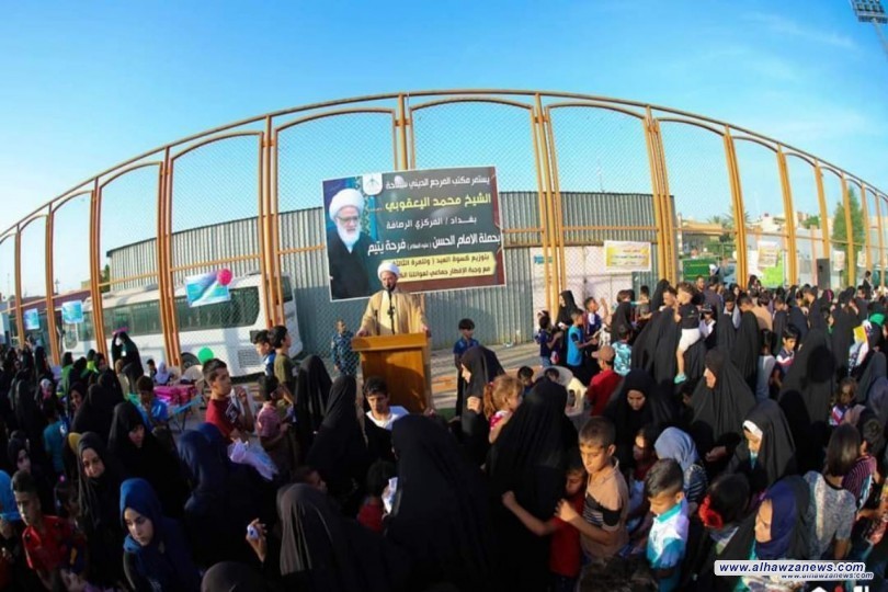 العبودي - أكثر من خمسة الاف يتيم رعاهم  مكتب المرجع اليعقوبي' دام ظله '  في بغداد الرصافة من خلال إقامة انشطة متعددة 