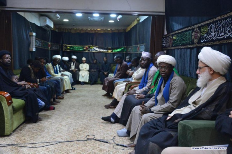 خلال استقباله وفدا من طلبة العلم الأفارقة المرجع اليعقوبي (دام ظله) يحث على استثمار كافة الوسائل لنشر المعارف الإلهية