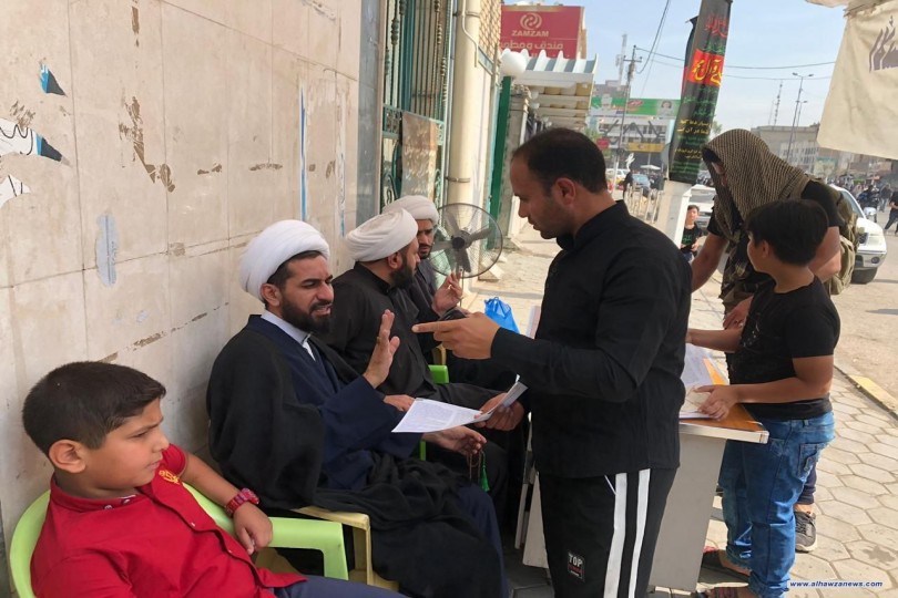 استنفار واسع لطلبة الحوزة العلمية في مسيرة زيارة الاربعين