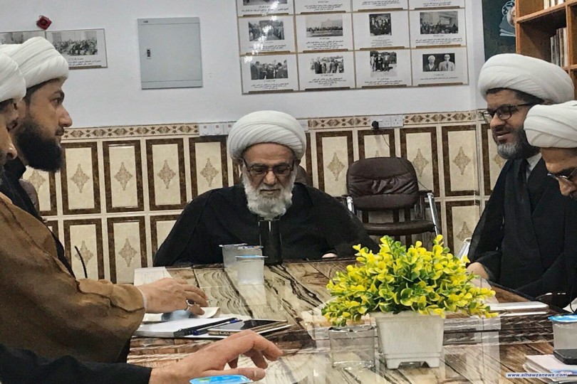 اية الله الكرامي يزور مركز الامام الصادق (ع) 