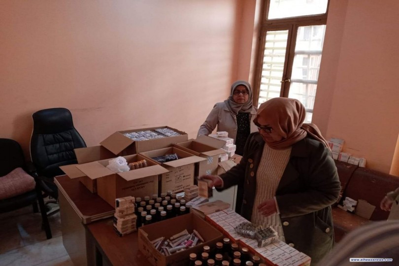 فيض الزهراء (ع) تقدم شهرا علاجيا كاملا  للأيتام والفقراء في ناحية الوحدة