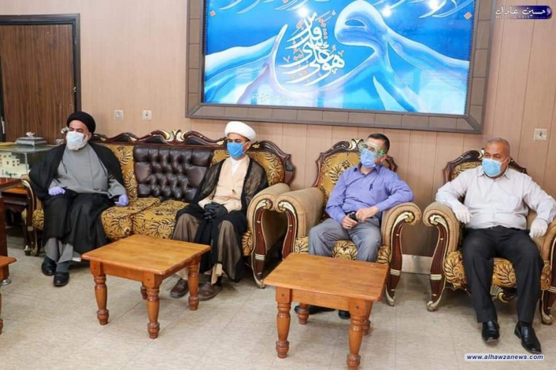 وفد مكتب المرجع اليعقوبي في واسط يزور المستشفيات ويثمن جهود الكوادر الصحية 