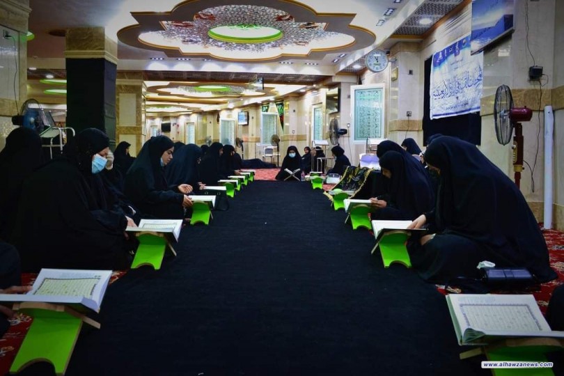 وحدة التعليم القراني تنظم برنامج يومي لزائري الاربعين 