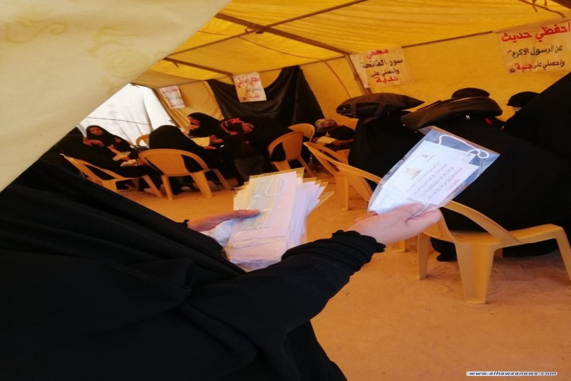 مبلغات النجف الأشرف تستقبل زائرات امير المؤمنين (ع) بالهدايا والمواعظ الارشادية 