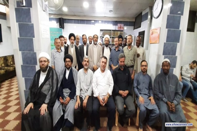 مكتب المرجع اليعقوبي في سوريا يسلط الضوء على تغذية روافد المشروع الاسلامي .