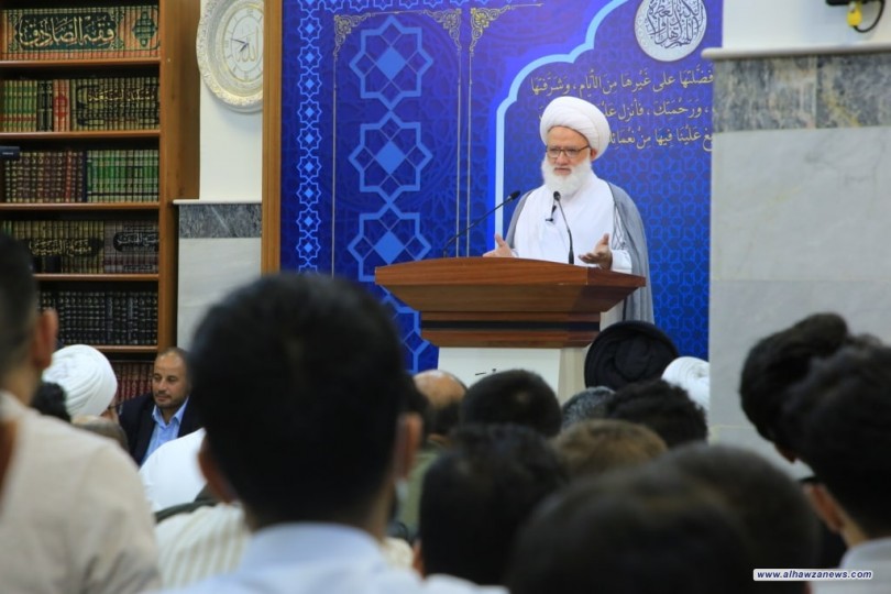 خطبتا صلاة عيد الأضحى المبارك لسنة 1443هـ في مكتب سماحة المرجع اليعقوبي (دام ظله ) 