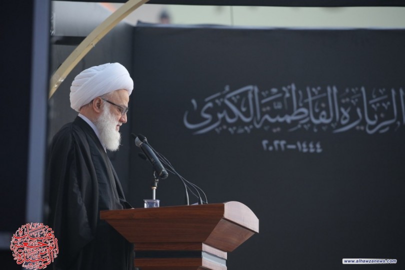 المرجع اليعقوبي: الصديقة الطاهرة الزهراء (ع) تدعو الى إقامة دين الله تعالى واتّباع الأمناء عليه