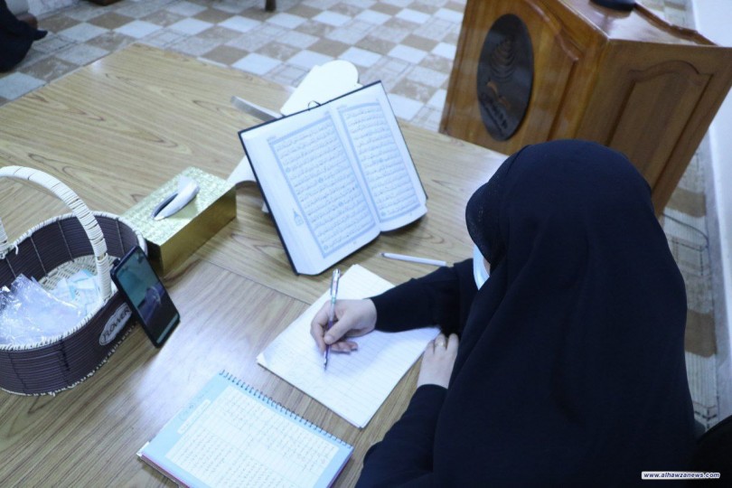 بمشاركة 106 حافظات العتبة الحسينية المقدسة تختتم مسابقتها القرآنية الإلكترونية