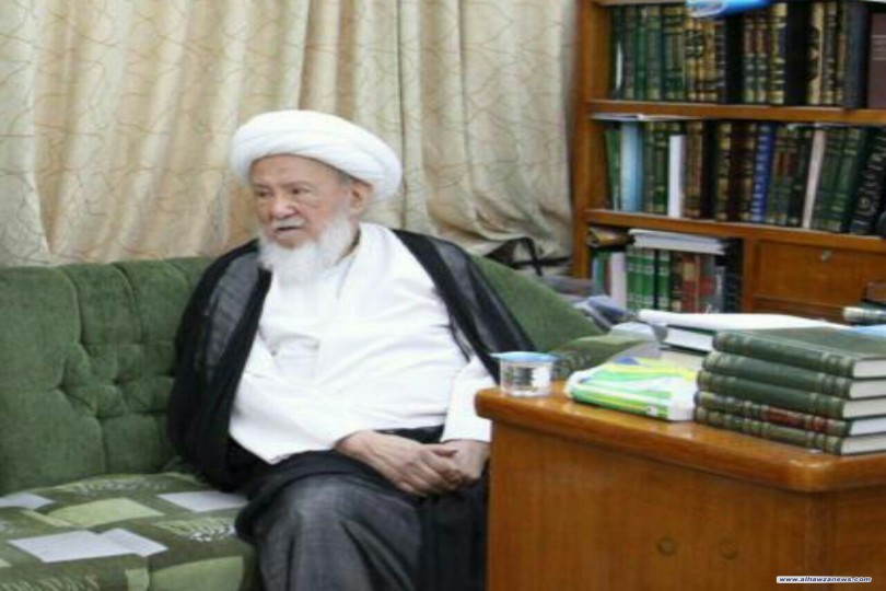 المرجع الديني سماحة الشيخ إسحاق الفياض في اجابة استفتاء