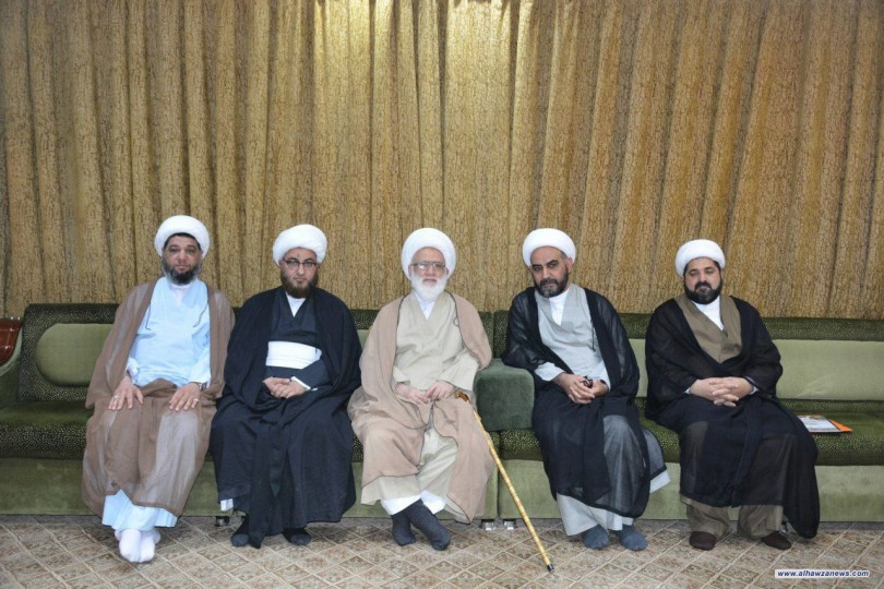 سماحة الشيخ أسامة ال الشيخ بلال النجفي يزور سماحة المرجع الشيخ محمد اليعقوبي دام ظله