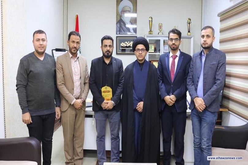 مدير مؤسسة ملتقى العلم والدين الثقافية في العراق يزور قناة النعيم