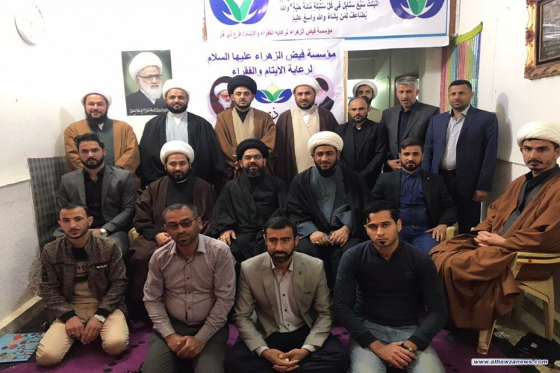 مؤسسة فيض الزهراء عليها السلام في ذي قار تستقبل وفد النجف الاشرف 