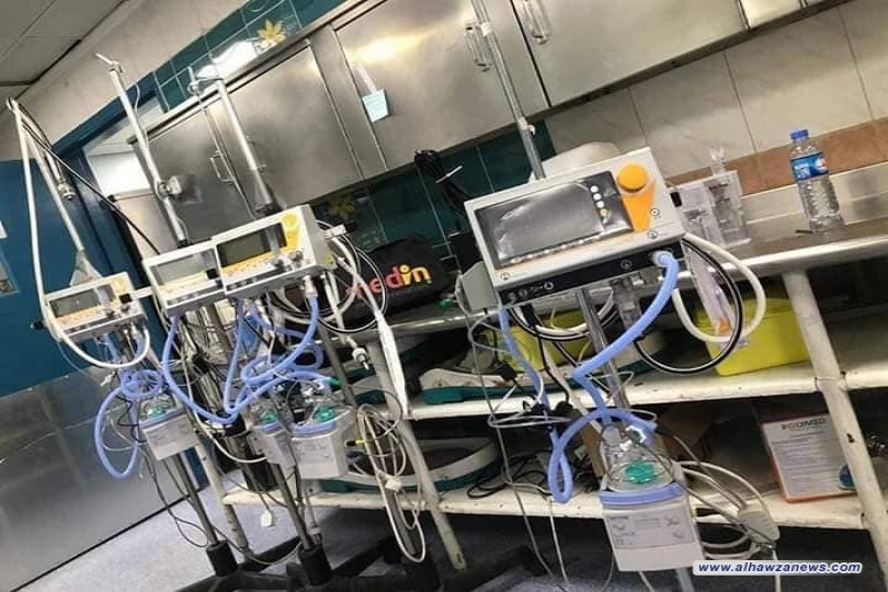 المرجع اليعقوبي يتبرع بأجهزة للإنعاش الرئوي لأحد مستشفيات العاصمة بغداد   