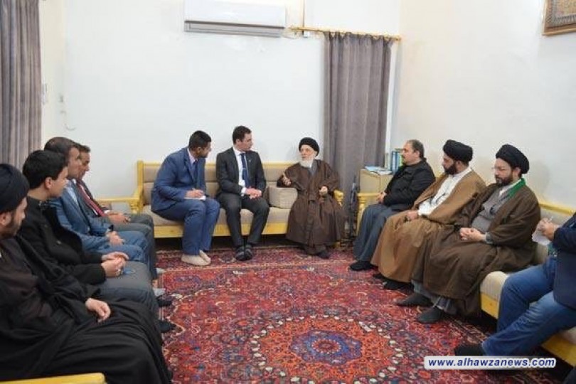 المرجع الحكيم للسفير النيوزيلندي: نحن لدينا حصانة من الفكر المتطرف والعالم ليس لديه هذه الحصانة