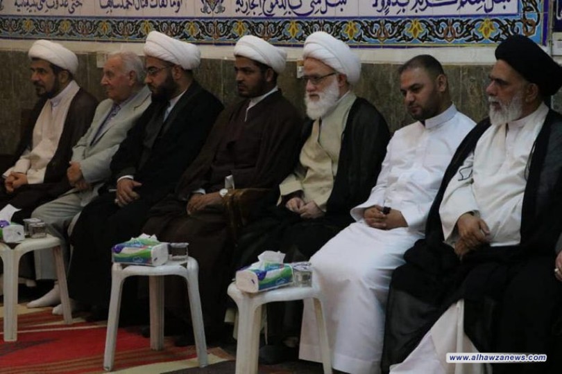 طلبة واساتذة الحوزة العلمية يقيمون مجلساً عزائياً في الذكرى ال39 لشهادة المرجع الشهيد محمد باقر الصدر (قدس)