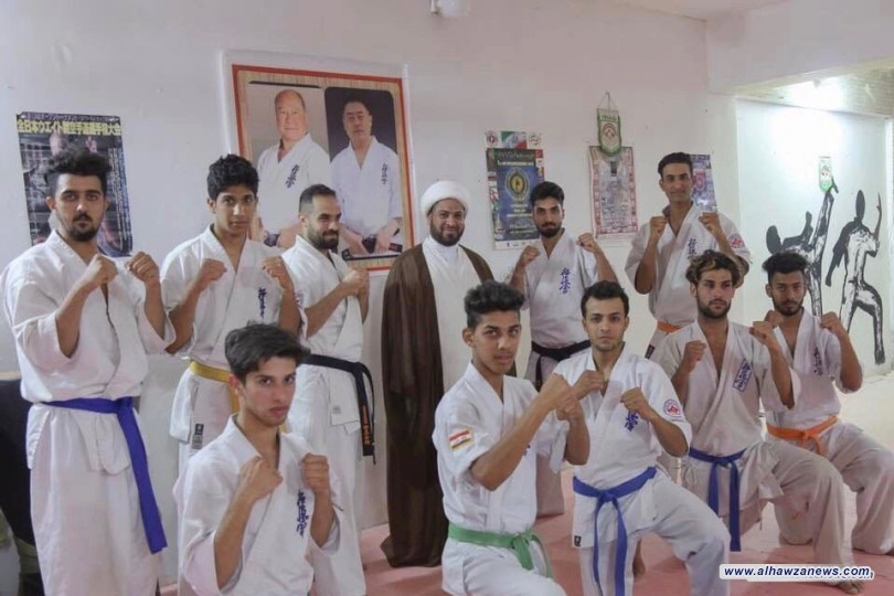 ضمن  فعاليات (اغتنم رمضانك)ممثل المرجع اليعقوبي يزور قاعة الكيوكوشنكاي