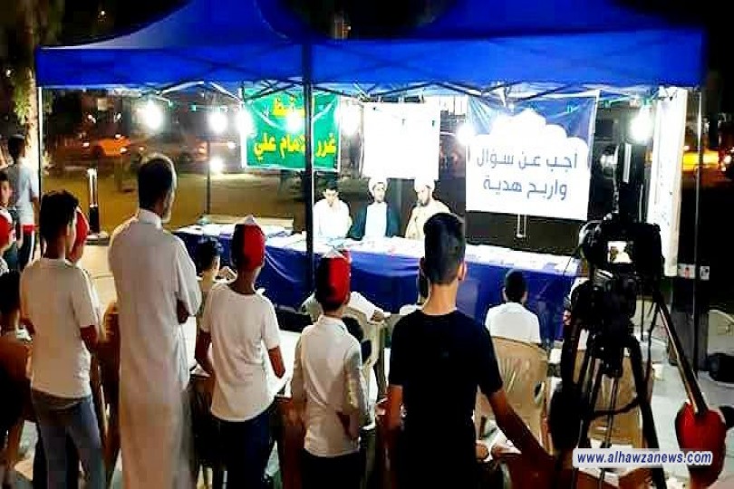 ضمن فعاليات اسبوع الولاية -  مدرسة الامام الصادق تحيي يوم الولاية في ساحة الحمزة  بمدينة الصدر