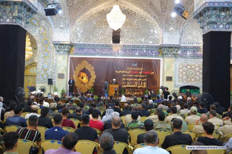 الامانة العامة للعتبة العسكرية المقدسة تقيم مهرجانها السنوي بذكرى التفجير الارهابي لقبة ضريح الامامين العسكريين (عليهما السلام) 