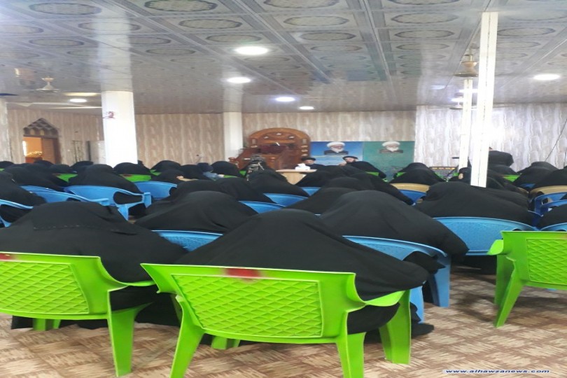 جامعة الزهراء (ع) وبالتعاون مع مجمع المبلغات تنظم مجلس عزاء بمناسبة ذكرى شهادة الزهراء(ع) 