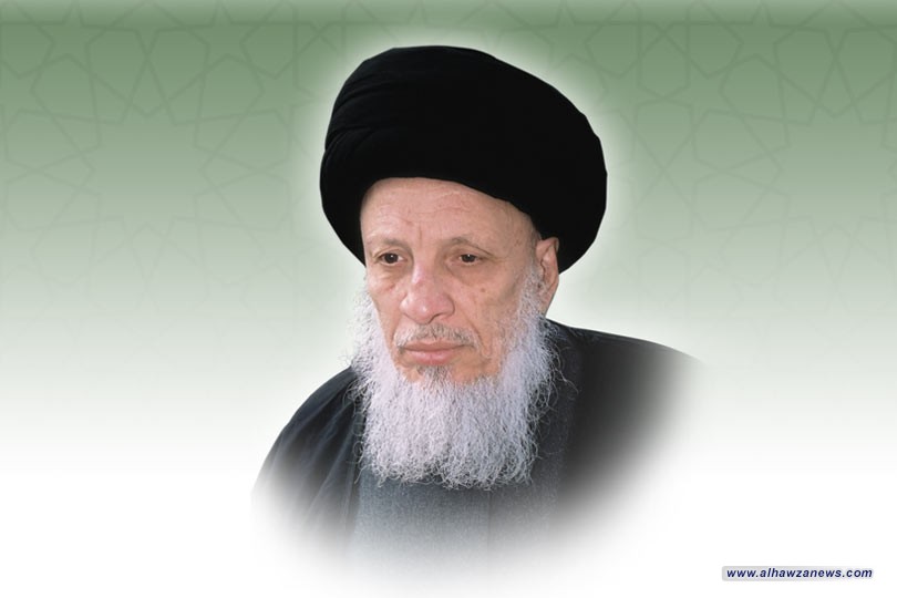 المرجع السيد الحكيم (مدّ ظله) يدعو طلبة الحوزة إلى الارتباط بالله وحده ومد جسور التواصل والثقة مع الناس والإخلاص لهم