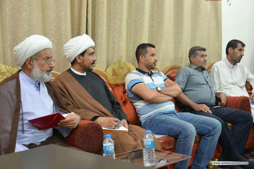 مكتب المرجع اليعقوبي يستقبل وفد مكتب النجف الاشرف