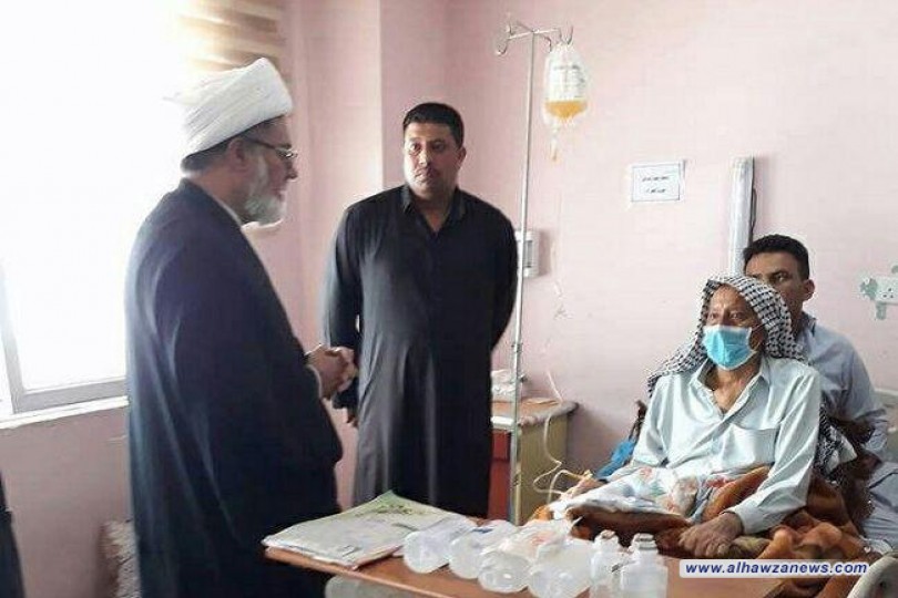 مسؤول قسم المساعدات الطبية في مكتب السيد السيستاني يتفقد مركز الفرات للأورام السرطانية و يجدد دعم المرجعية للمركز