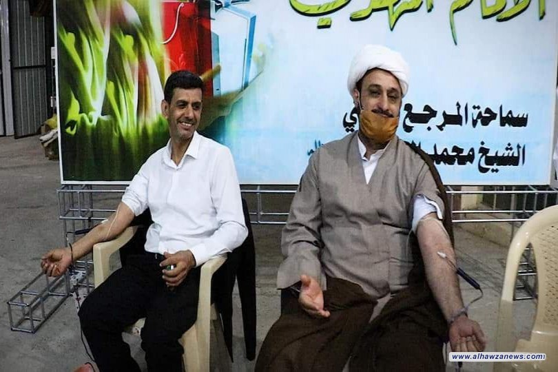 لرفد القطاعات الصحية وتجهيزها مكتب المرجع اليعقوبي (دام ظله) بغداد الرصافة ينظم حملة للتبرع بالدم